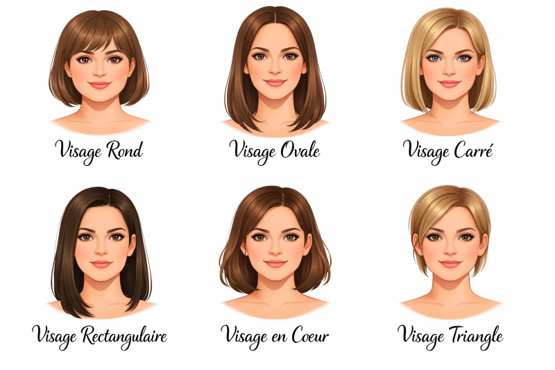 Visage sans lunettes – femme