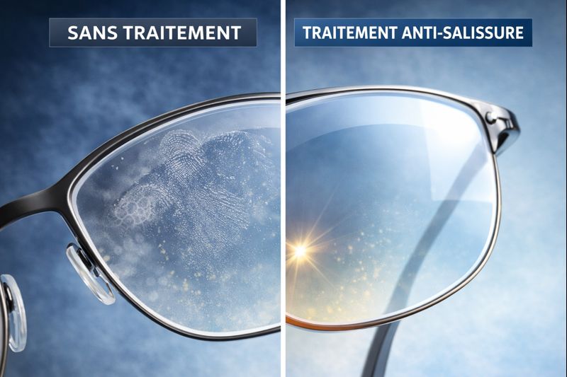 Traitement oléophobe